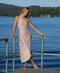 Aperol Stripe Tinsley Ring Dress (FINAL SALE)*PQ Swim Outlet