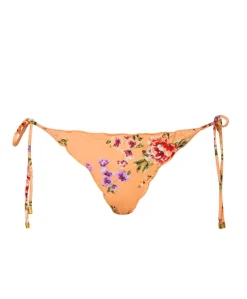 Embroidered Lettuce Edge Tie Bottoms*PQ Swim Best Sale