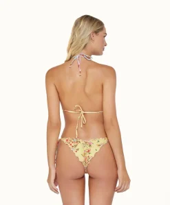 Embroidered Lettuce Edge Tie Bottoms (FINAL SALE)*PQ Swim Store