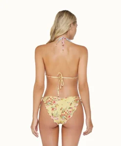 Embroidered Lettuce Edge Tie Bottoms (FINAL SALE)*PQ Swim Store