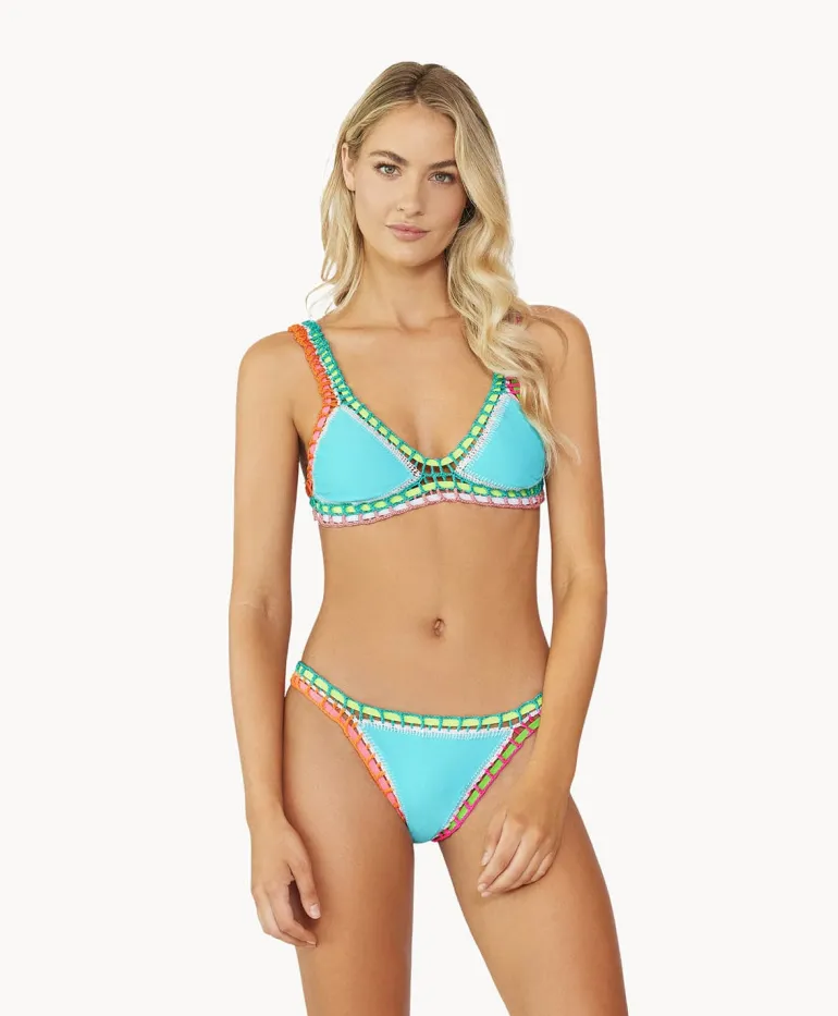 Ferrarini by Pacific Blue Crochet Bottom*PQ Swim Fashion