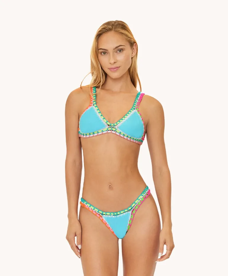 Ferrarini by Pacific Blue Crochet Bottom*PQ Swim Fashion