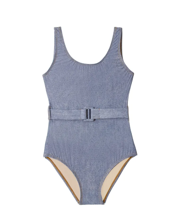 Kids Indie Sky Belted One Piece (FINAL SALE)*PQ Swim Flash Sale