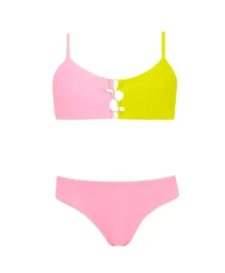 Kids Pop Pink Cammy Loop Bikini (FINAL SALE)*PQ Swim Cheap