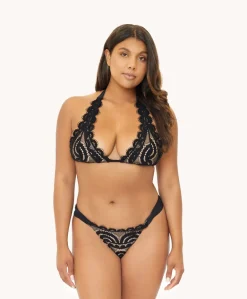 Lace Halter Bikini Top*PQ Swim Sale