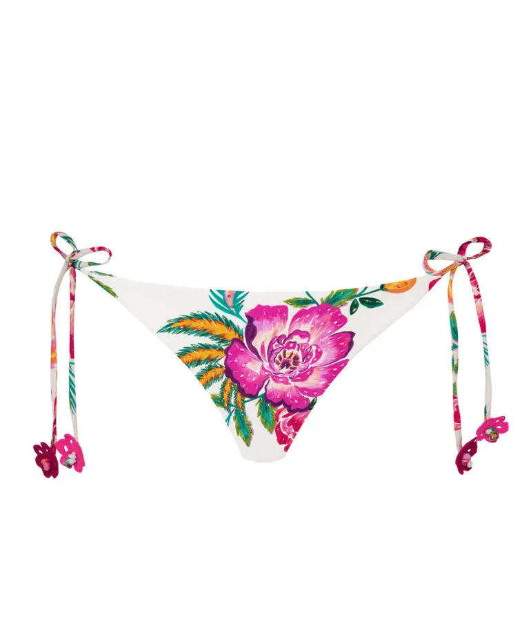 Embroidered Tie Bottoms*PQ Swim Clearance