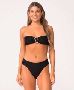 Banded High Waist Bottoms*PQ Swim Shop