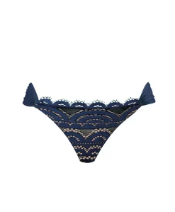 Blue Lace Fanned Bottoms*PQ Swim New