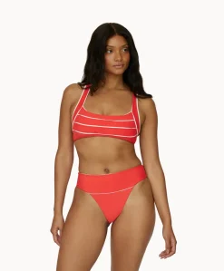 Banded High Waist Bottoms*PQ Swim Flash Sale