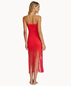 Vanessa Strapless Fringe Dress*PQ Swim Discount