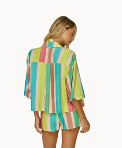 Pomelo Blake Button Top*PQ Swim Shop