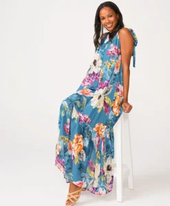 Spiritual Bloom Leilani Long Dress*PQ Swim Online