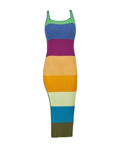 Turquoise Tides Piper Slit Dress (FINAL SALE)*PQ Swim Best
