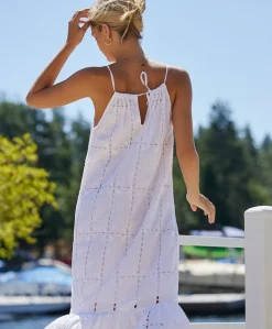 Water Lily Eyelet Long Dress*PQ Swim Flash Sale