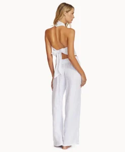 Water Lily Linen Wrap Top*PQ Swim Fashion