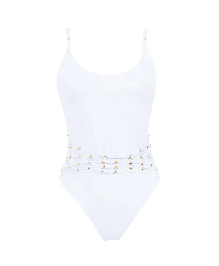 White Sands Beaded Brynn One Piece*PQ Swim Best Sale