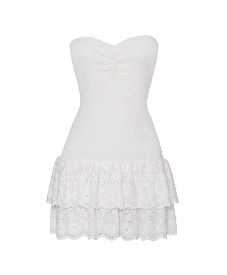 White Sands Marie Ruffle Dress*PQ Swim Cheap
