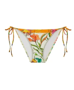 Wild Bloom Embroidered Mix Up Tie Bottoms (FINAL SALE)*PQ Swim Best